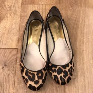 Michael Kors Animal Print Calf Hair flat